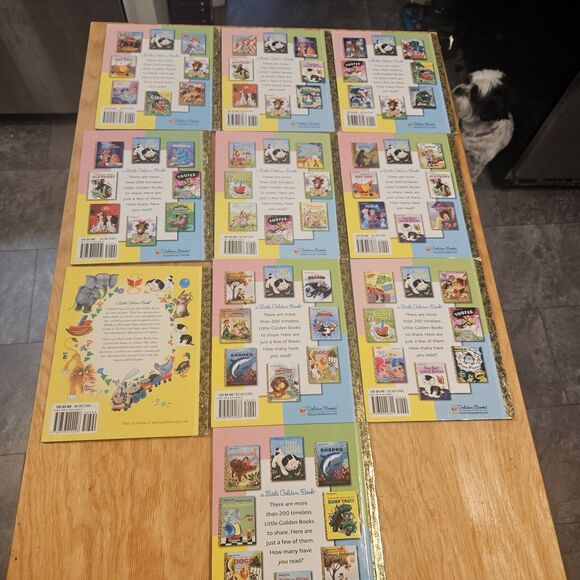 Little Golden Books Lot of 10 Bambi Jurassic Lion PAW Patrol WallE Moana Iron Ma - Picture 2 of 12